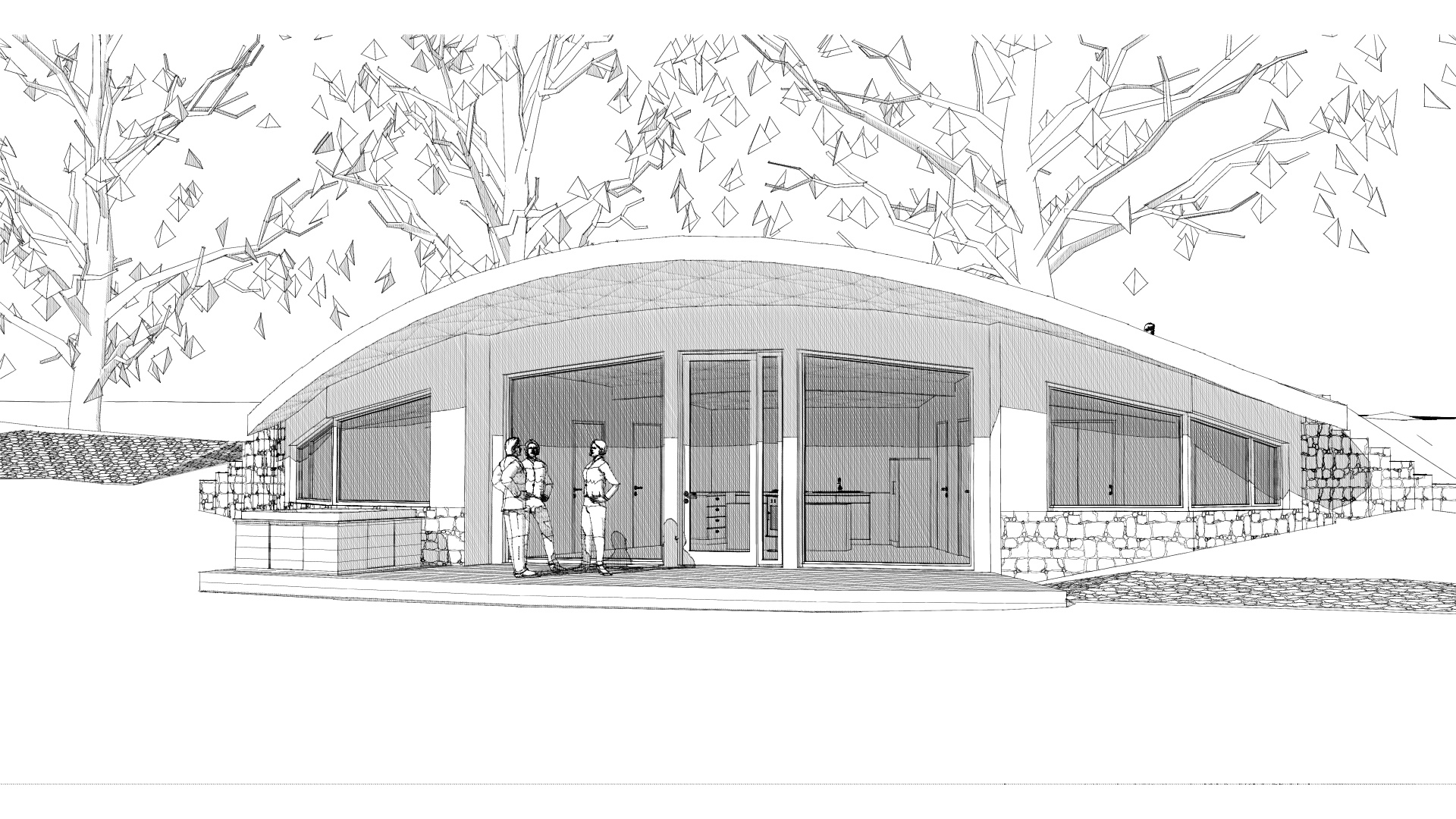 Façade du projet