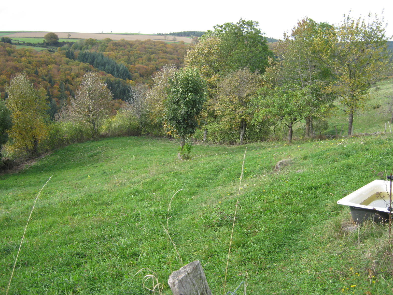 Maisons rondes en paille à Desges