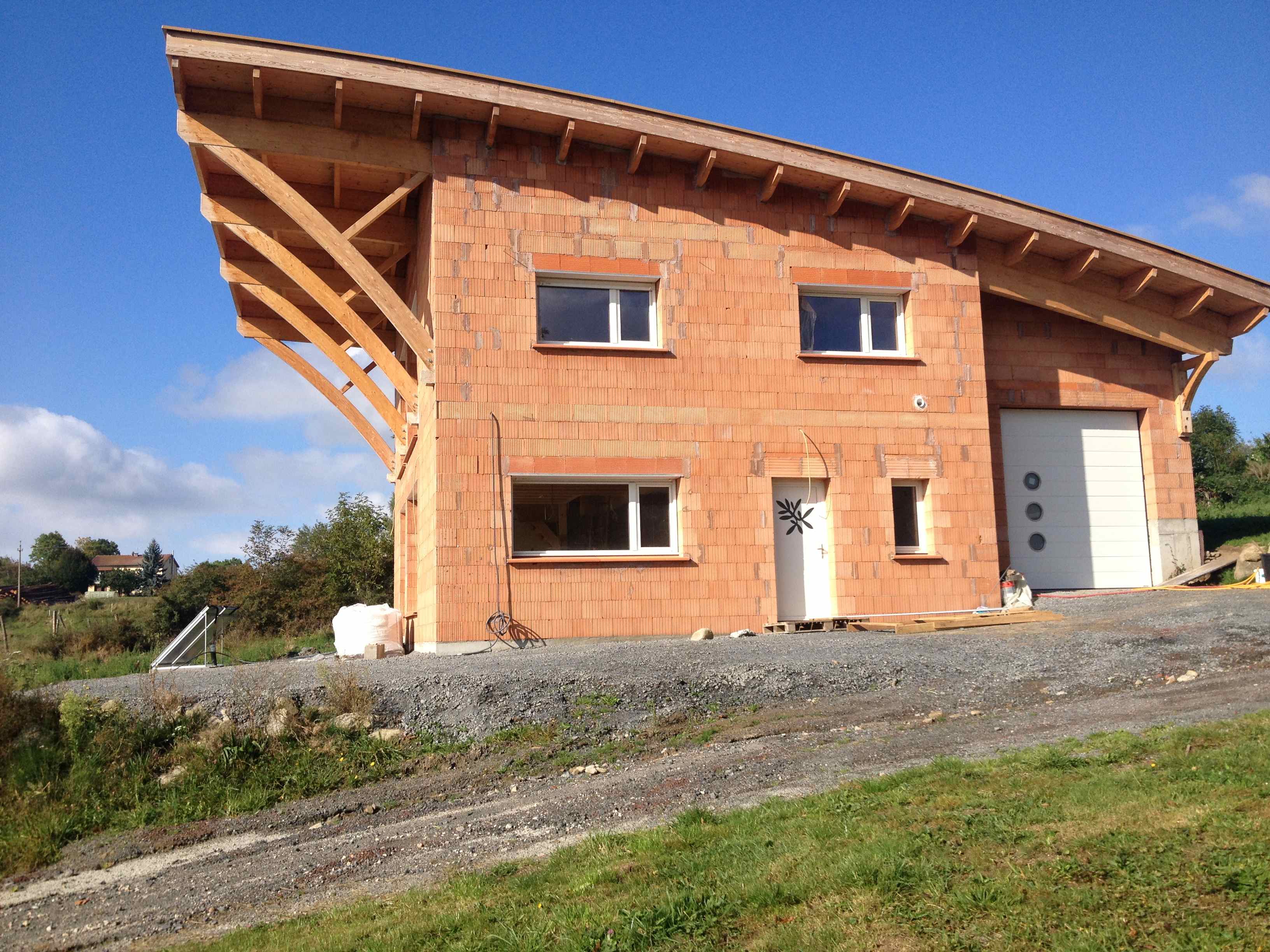 Maison en briques monomur à Allègre