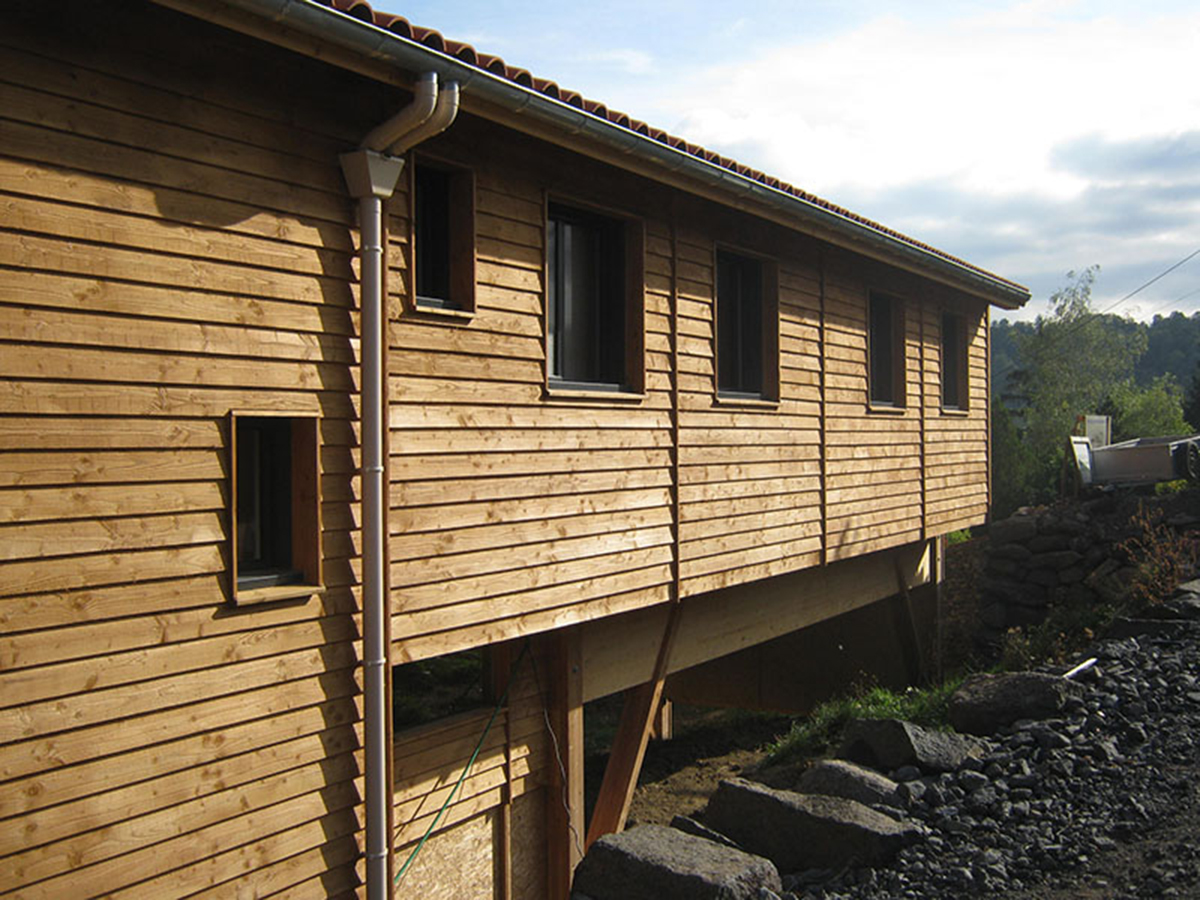 Maison à ossature bois à Polignac