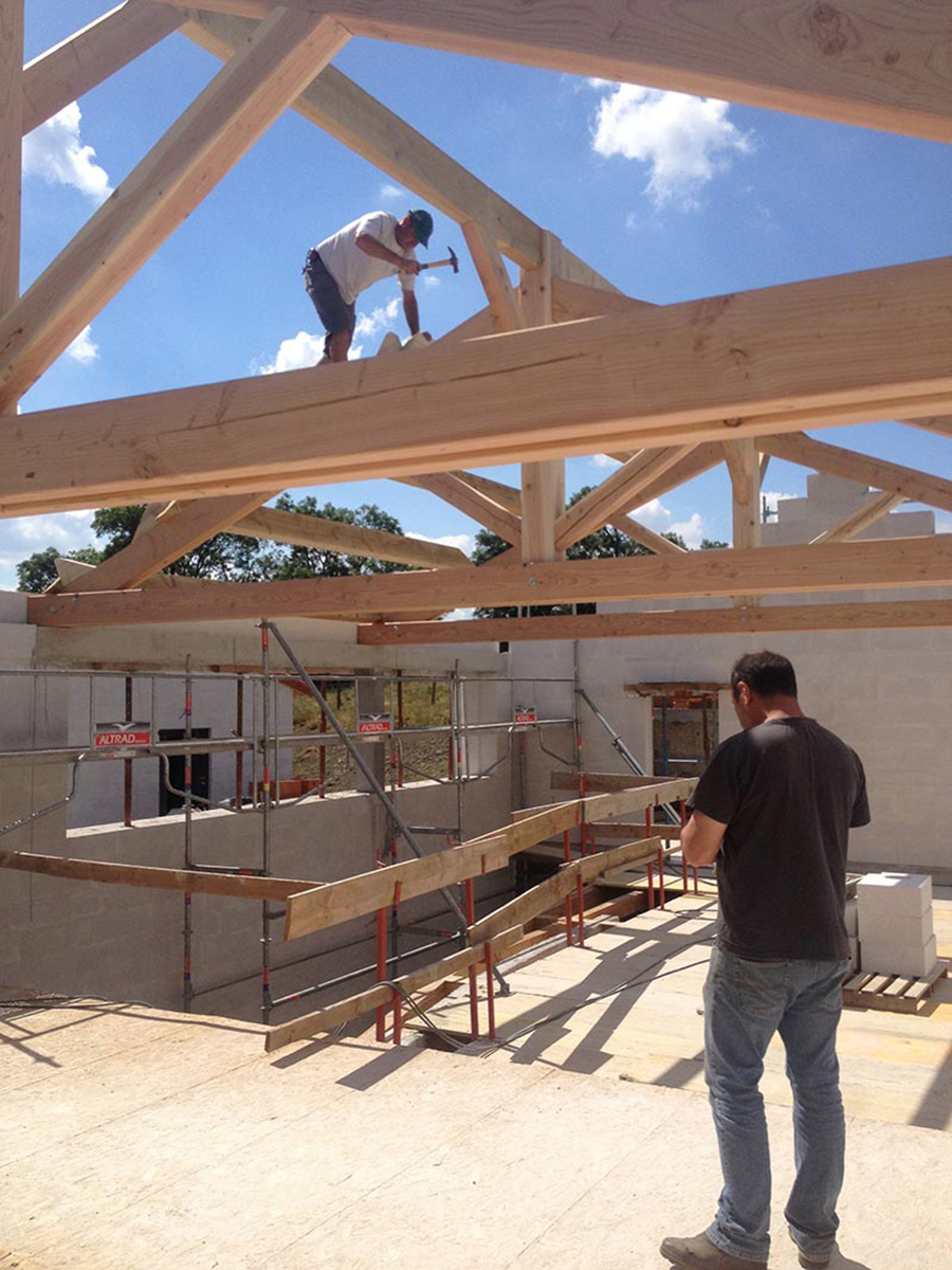 Construction d&#039;une maison à Ally