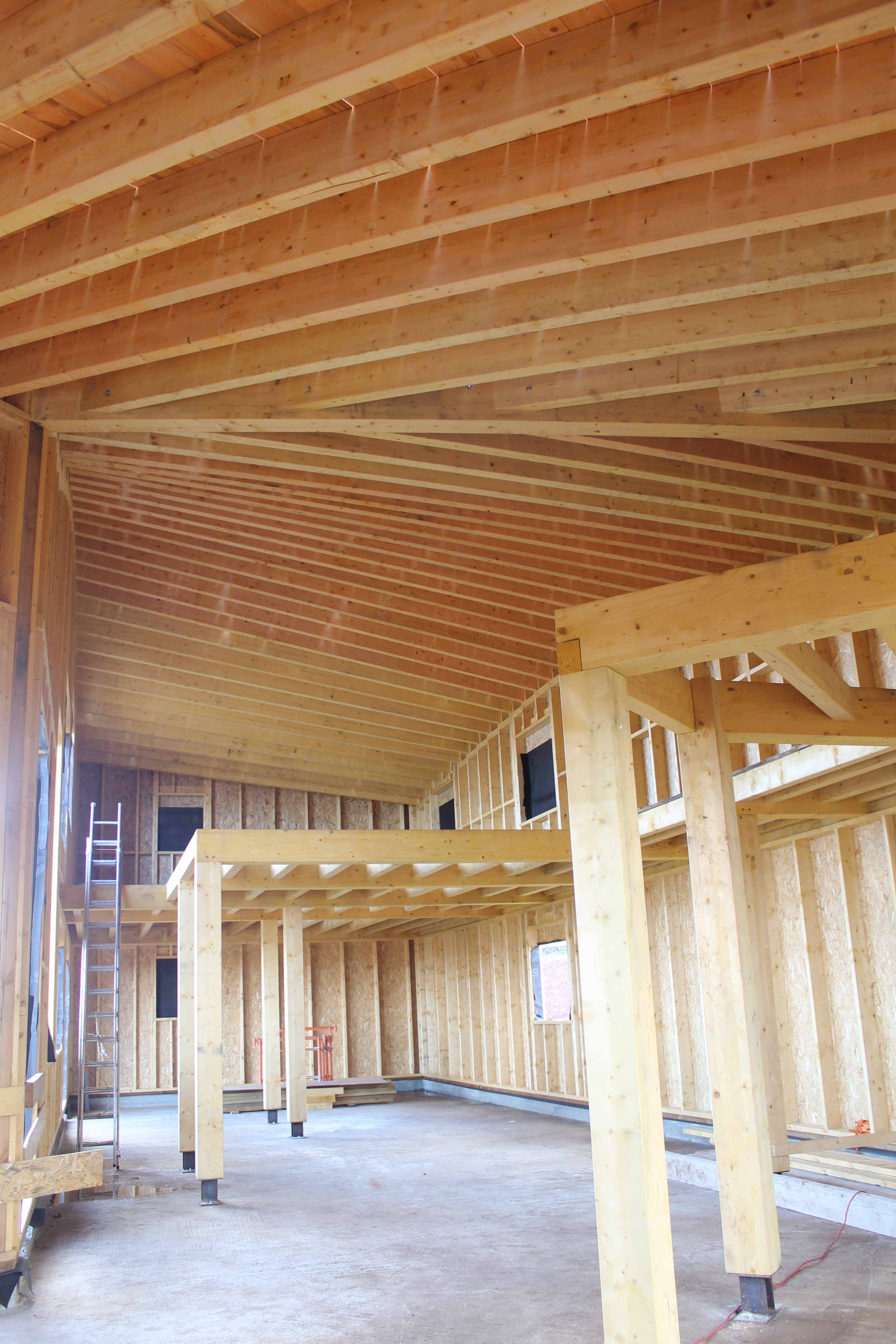 Construction d&#039;une maison en bois à Saint Vidal