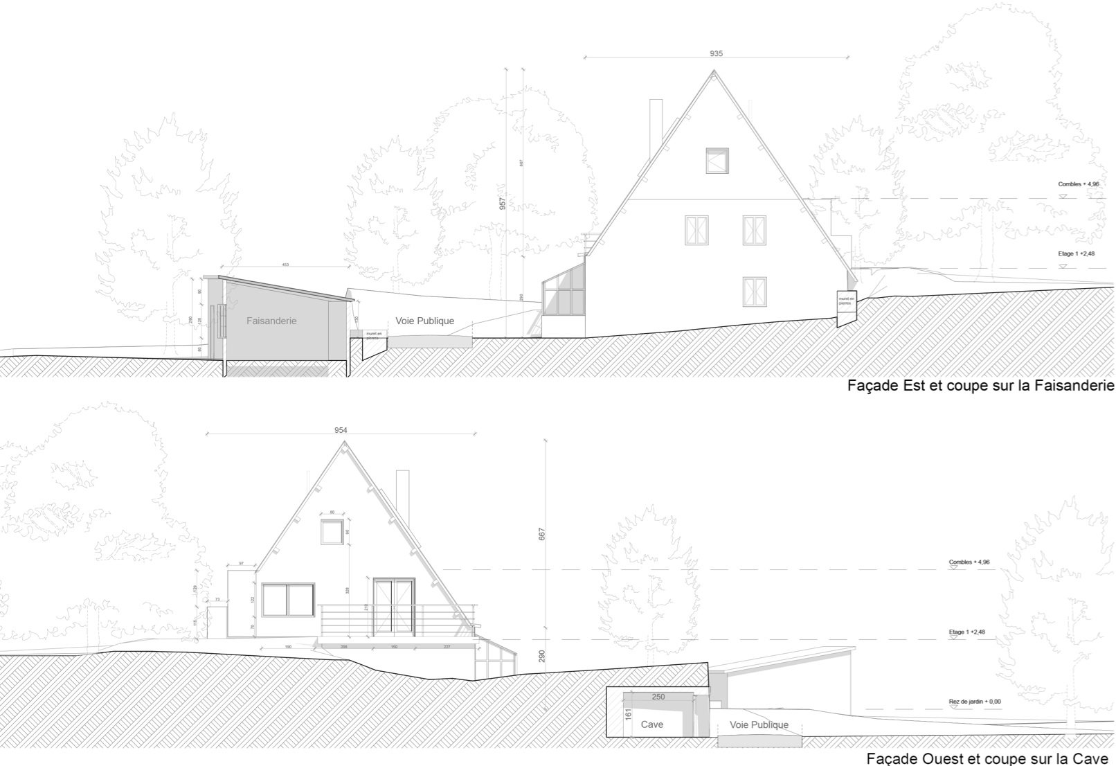 Elevations du projet