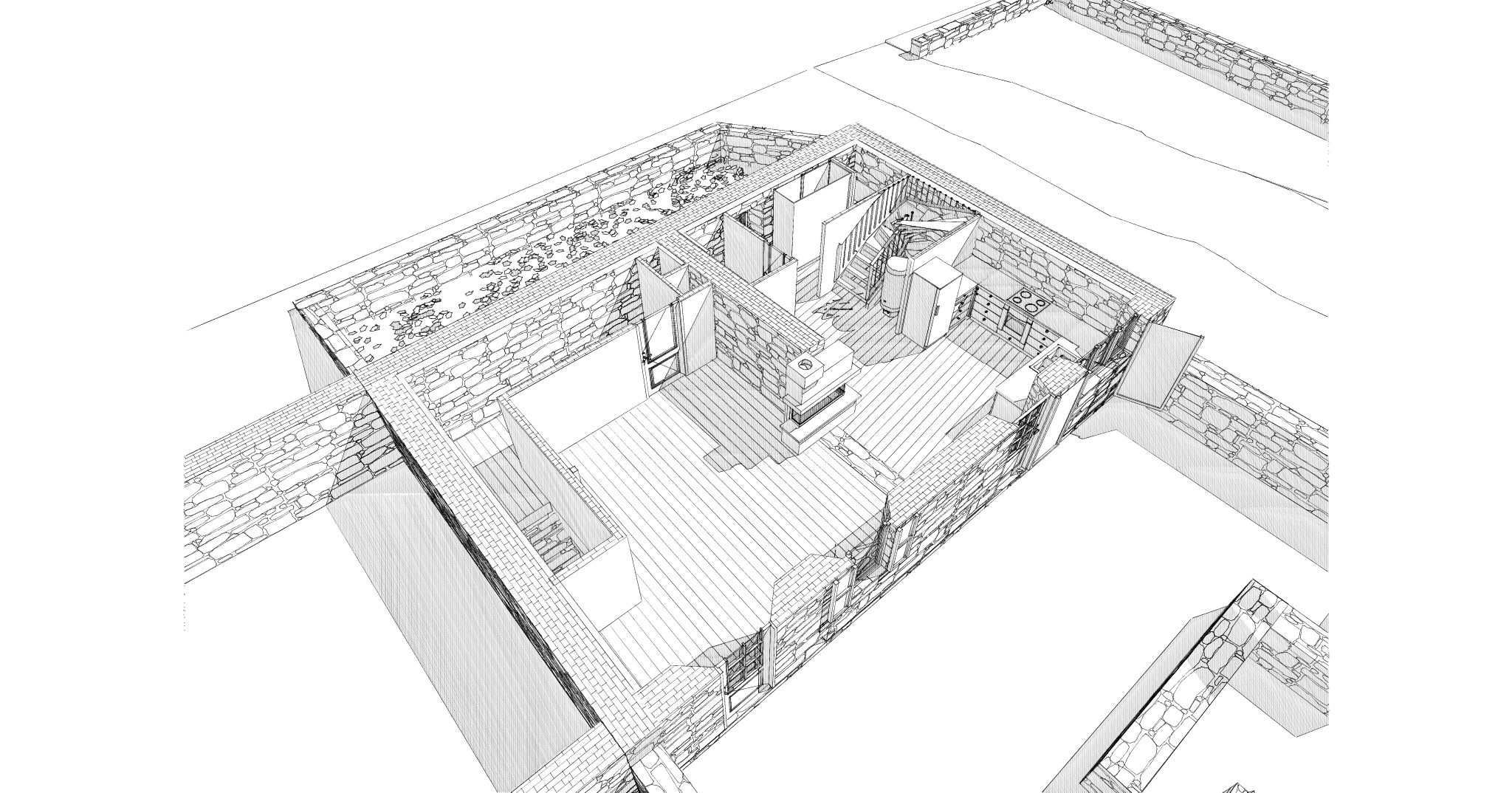 Rendu 3D de la rénovation