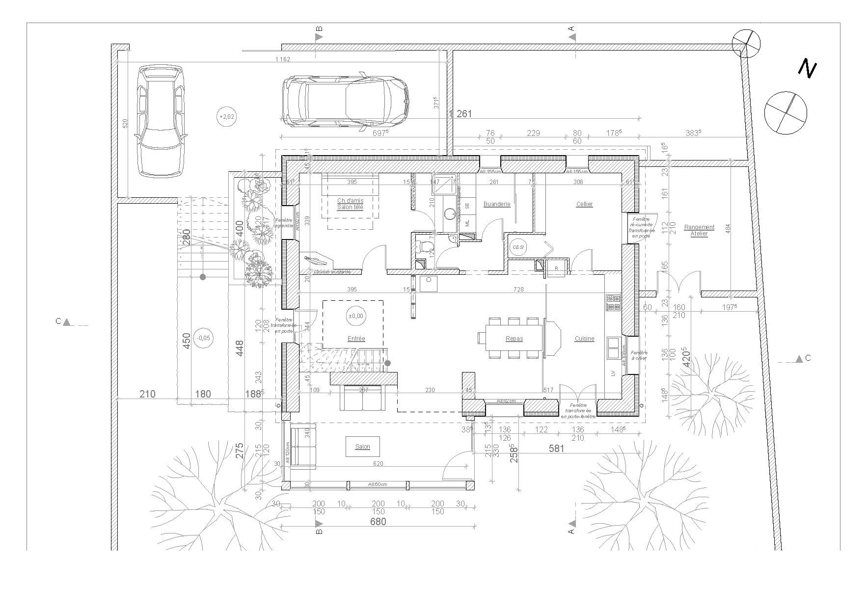 Rénovation et extension d&#039;une maison à Aiguilhe