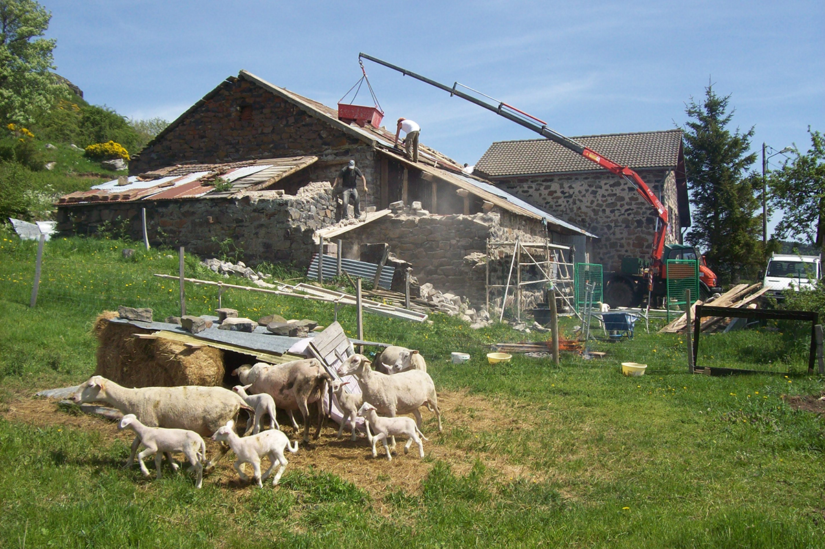 Rénovation d&#039;une maison en pierre en Haute-Loire