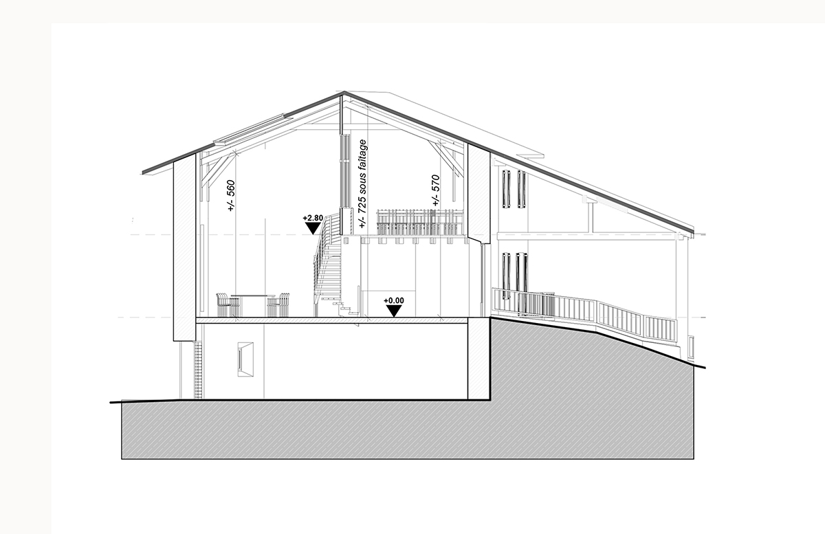 Rénovation d&#039;une grange en dépendance en Haute-Loire