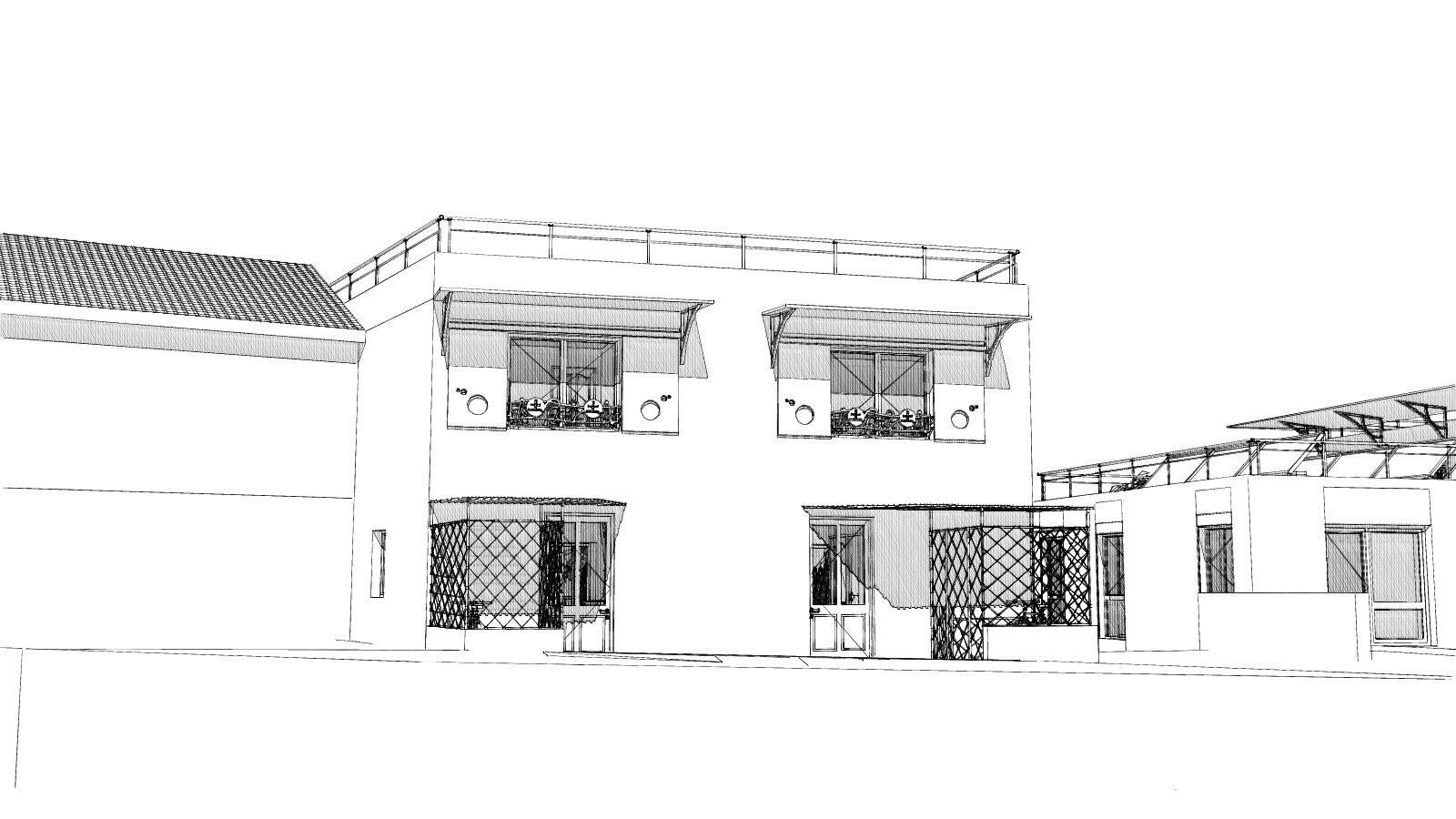 Rénovation et extension d&#039;un immeuble à Aurec