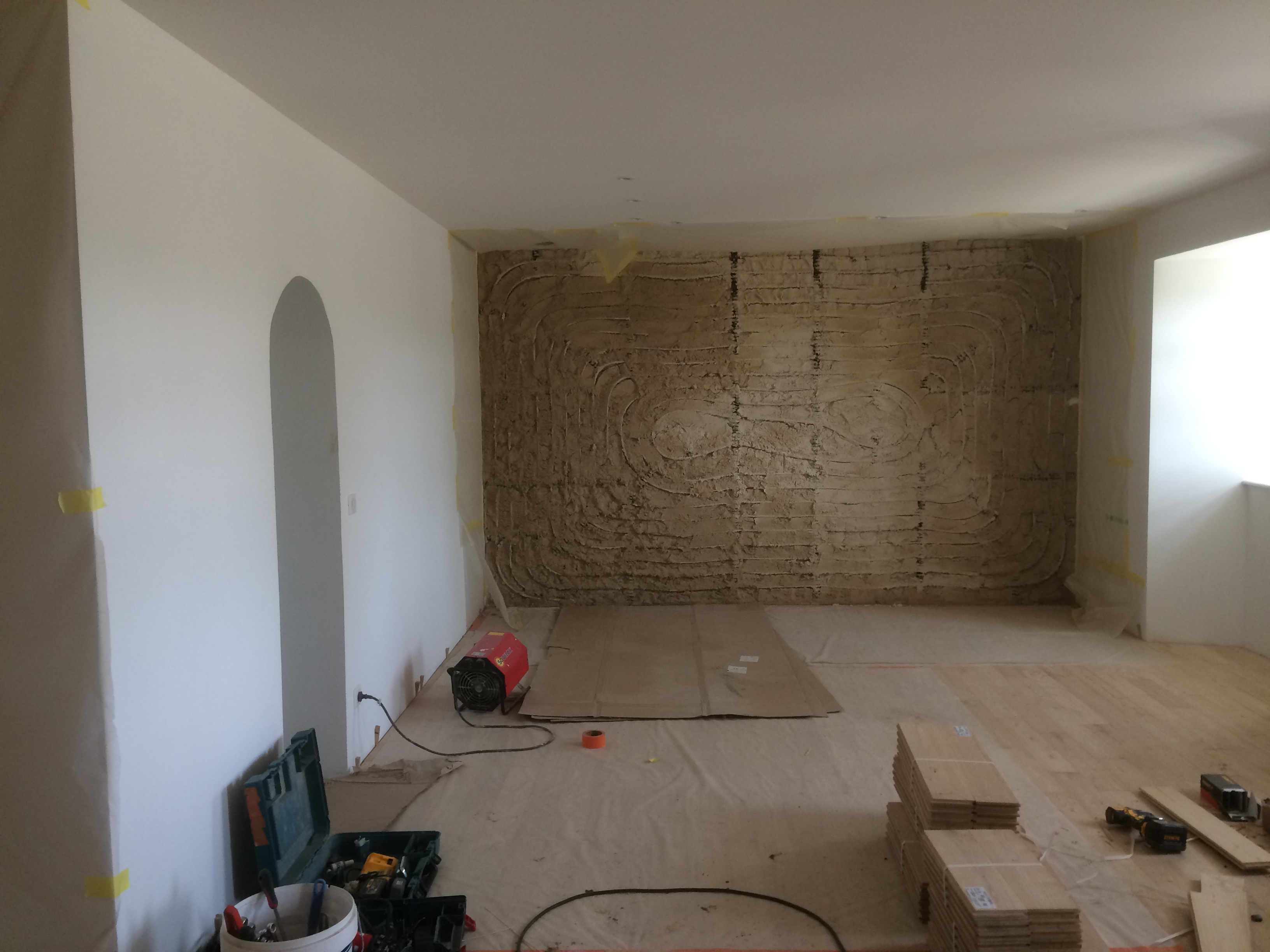 Rénovation d&#039;une maison en pierre et lauze à Sainte Eulalie