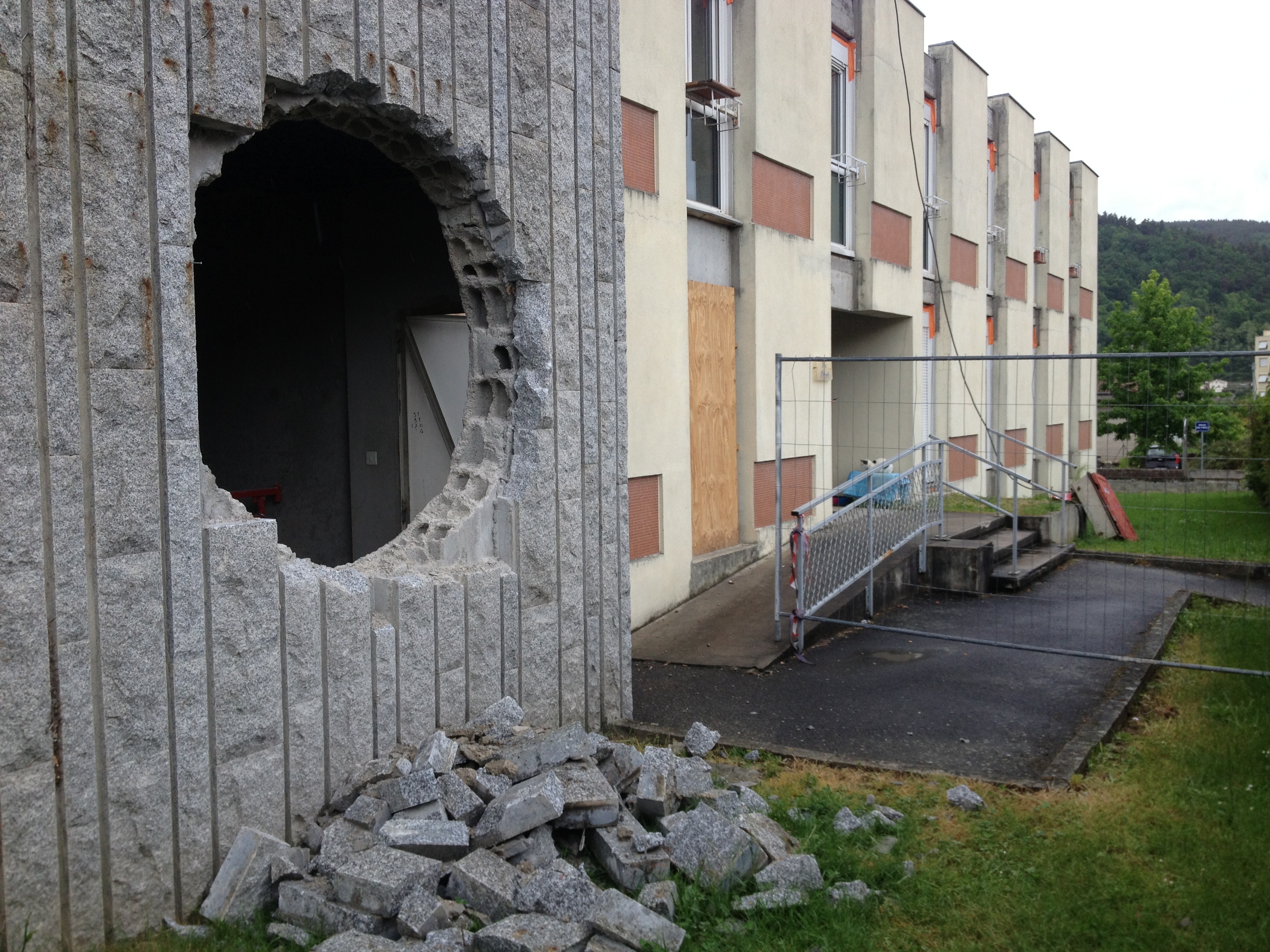 Chantier de rénovation, Aurec