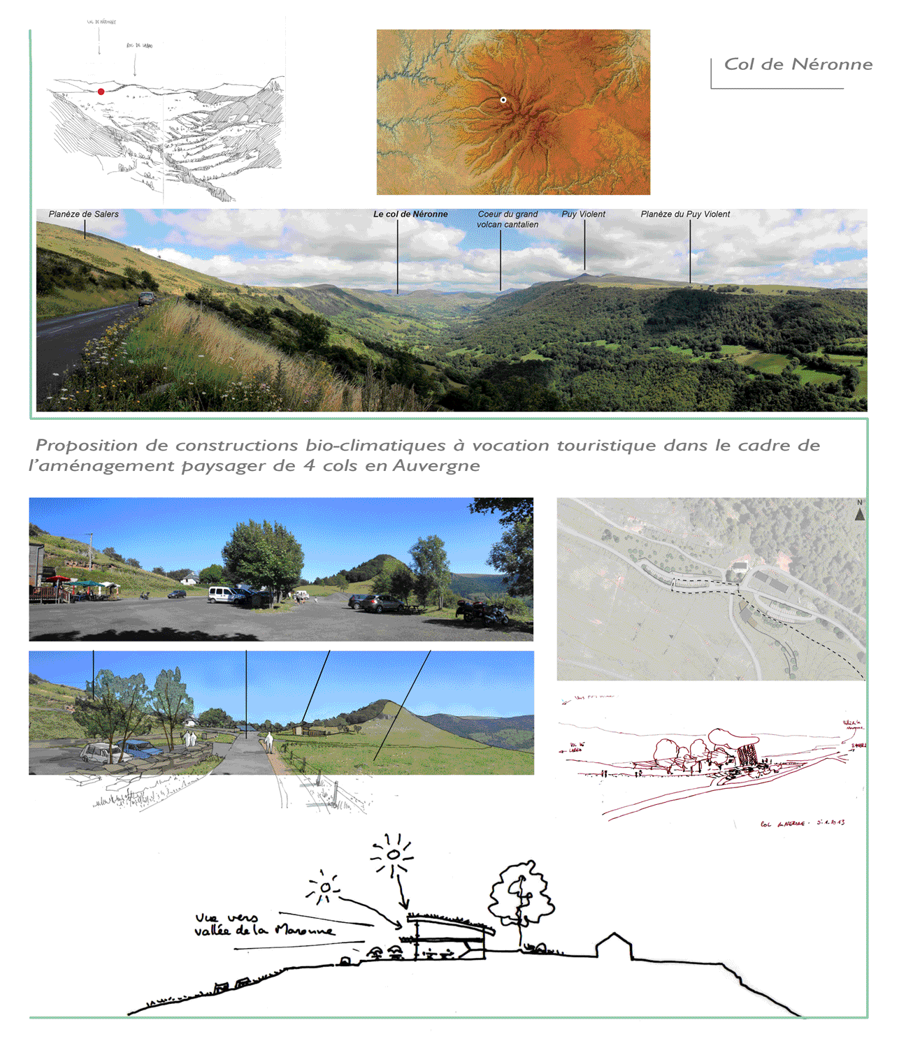 Projet 4 cols en Auvergne