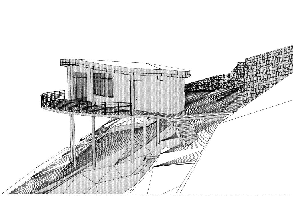 Projet maison en ossature bois et chanvre à Bas en Basset