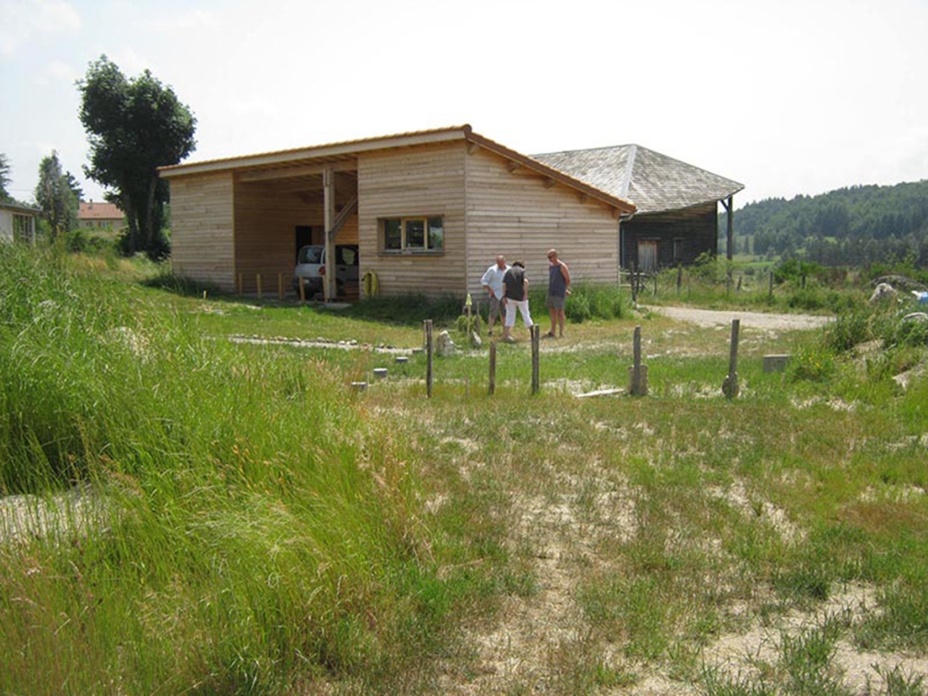 Maison à ossature bois à Rocles
