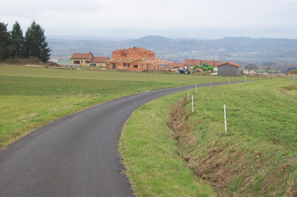 Maison en brique monomur à Chassagne