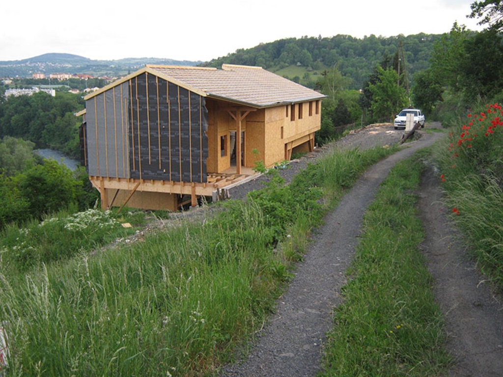 Maison à ossature bois à Polignac