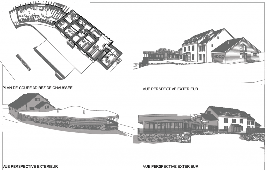 Projet de la maison forestière des Estables, grand site du Mézenc