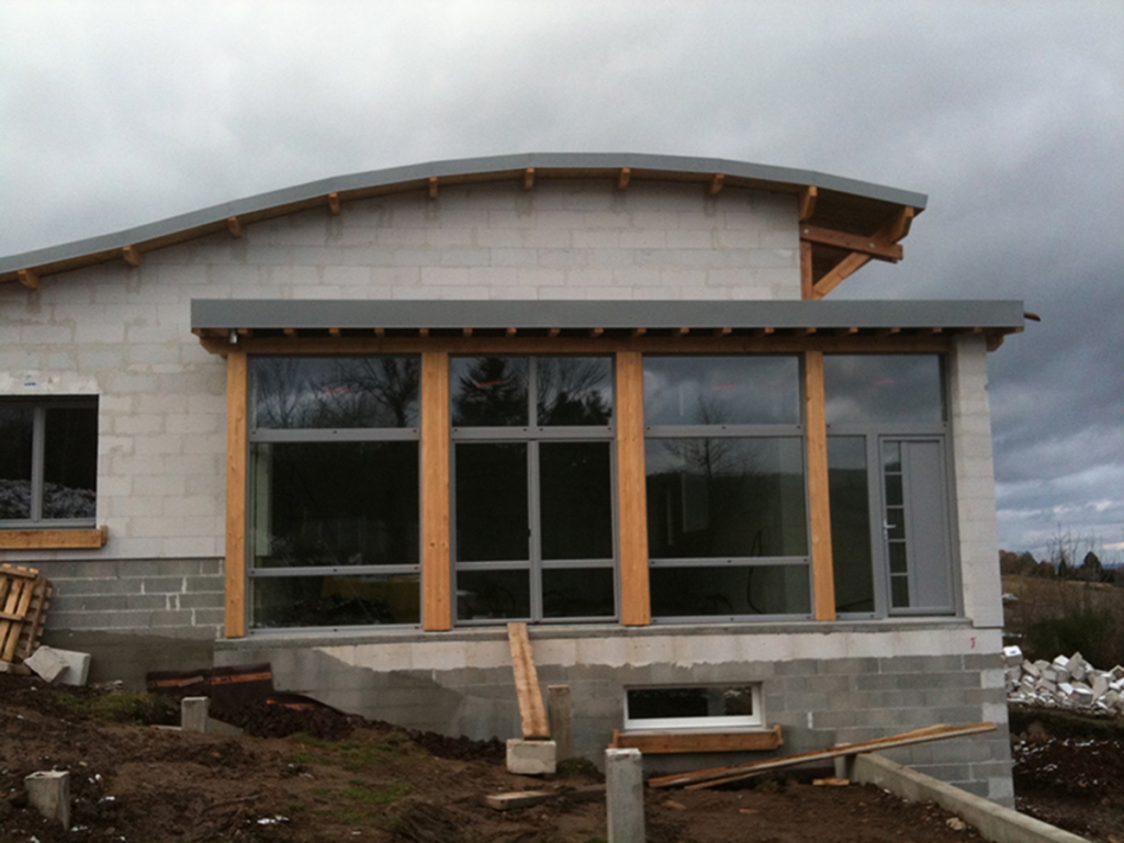 Maison en monomurs béton cellulaire à Yssingeaux