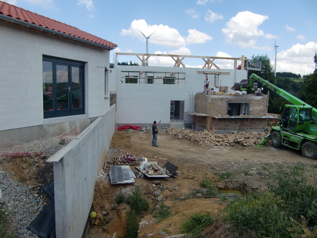 Construction d&#039;une maison à Ally