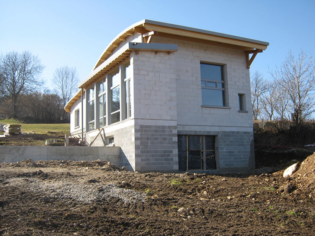 Maison en monomurs béton cellulaire à Yssingeaux