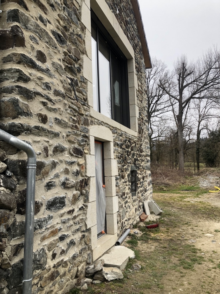 percements dans le pignon