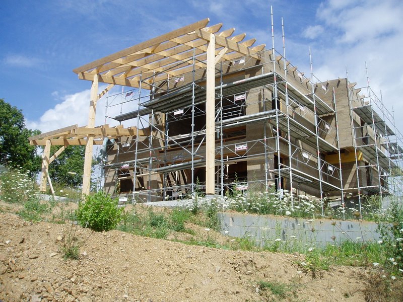 Une maison en béton de chanvre en Haute-Loire