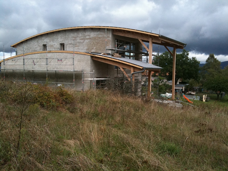 Une maison en béton de chanvre en Haute-Loire