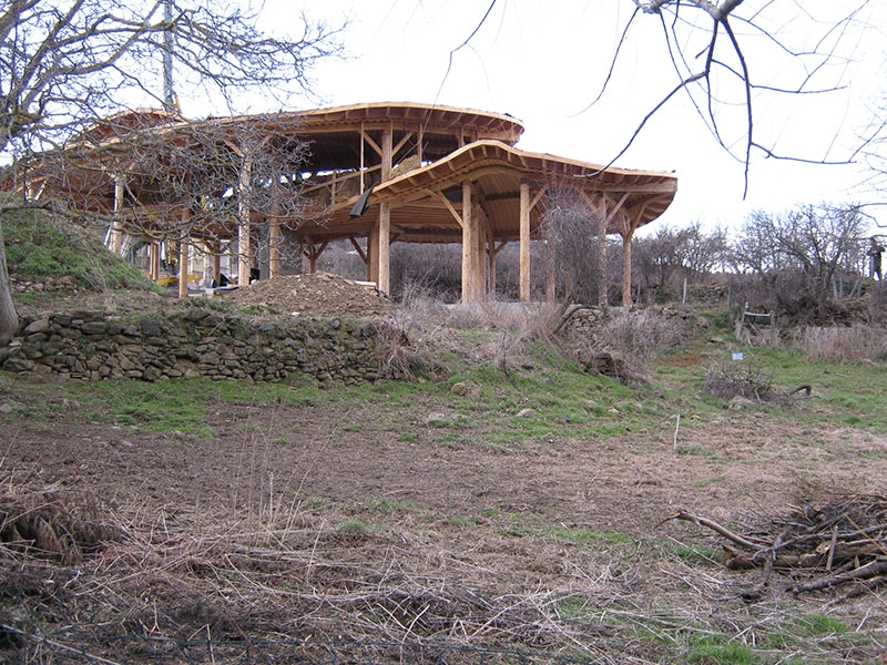 Habitat groupé à Blassac - Autoconstruction