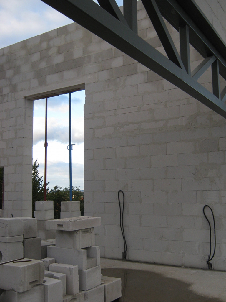 Maison en monomurs de béton cellulaire à Yssingeaux