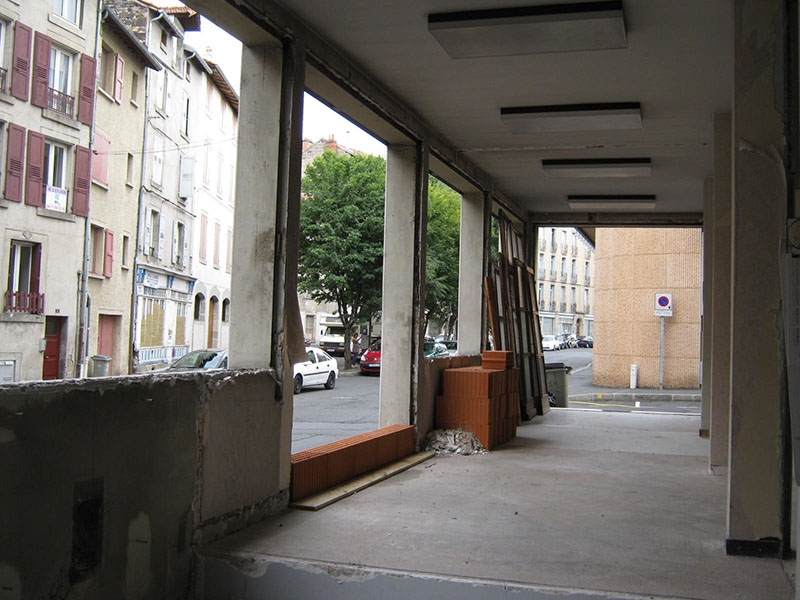 Photo du chantier de nos locaux au Puy-en-Velay