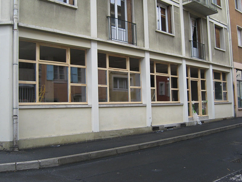 Photo du chantier de nos locaux au Puy-en-Velay