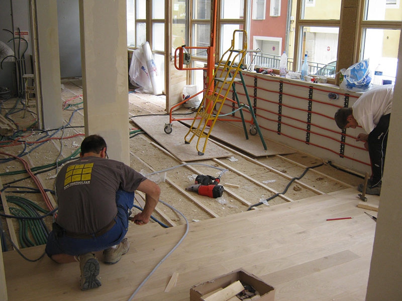 Photo du chantier de nos locaux au Puy-en-Velay