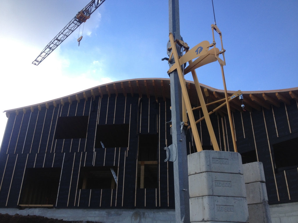 Chantier d&#039;une maison à Saint Vidal