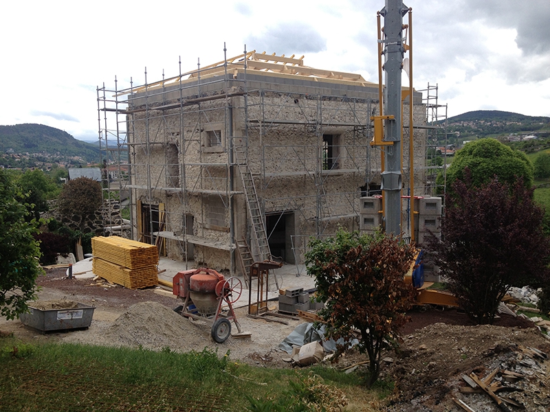 Rénovation et extension d&#039;une maison à Chadrac