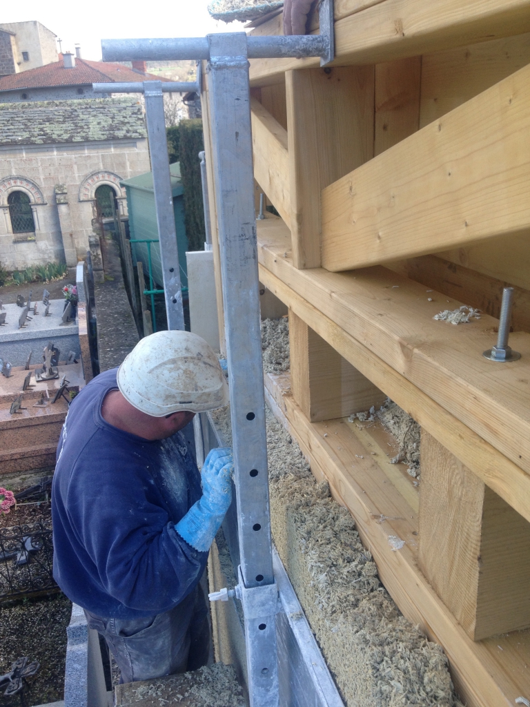 Construction de l&#039;extension du cabinet dentaire à Coubon