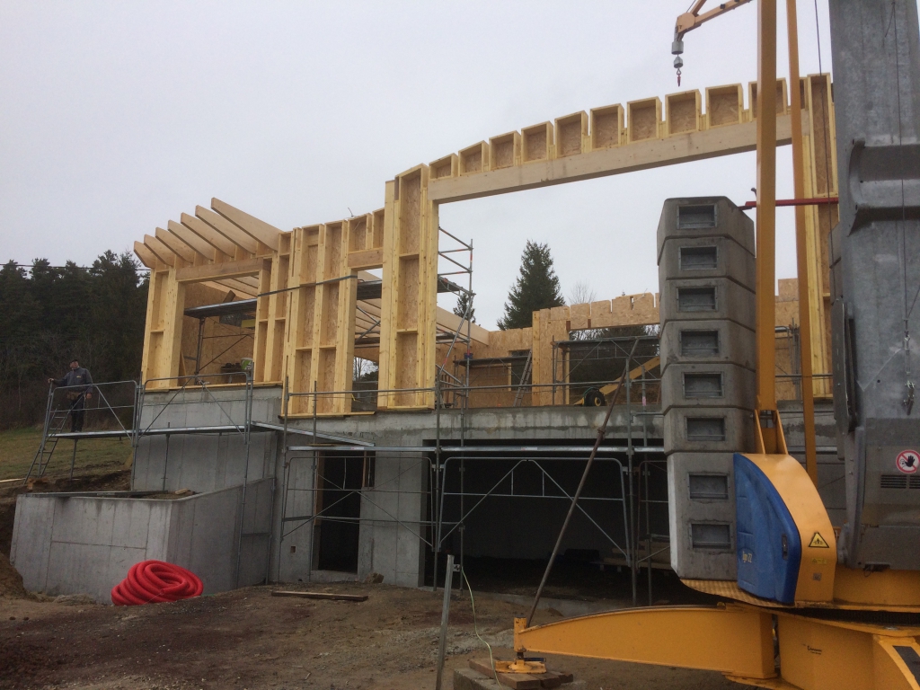 Construction d&#039;une maison à ossature bois