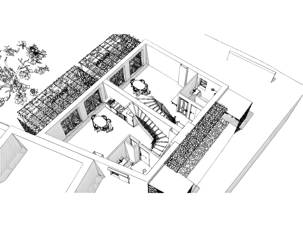 Rénovation d&#039;un immeuble en béton de chanvre en Haute-Loire