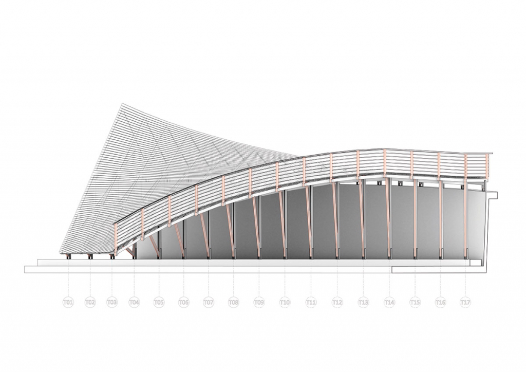 Bâtiment tout en courbes