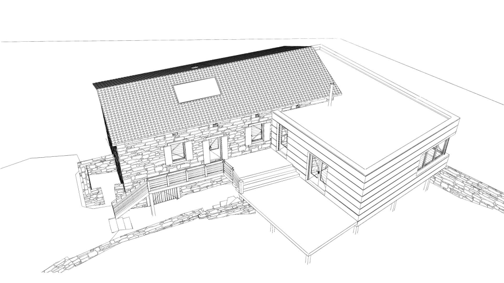 Projet de rénovation et d&#039;extension à Torsiac