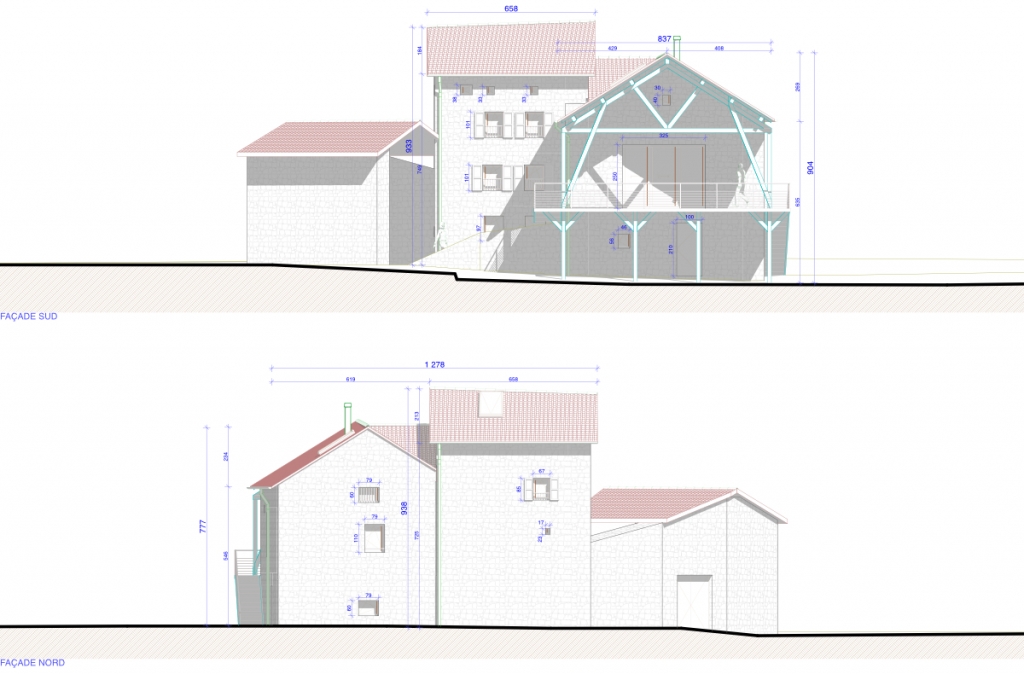 façades réalisées par ordinateur