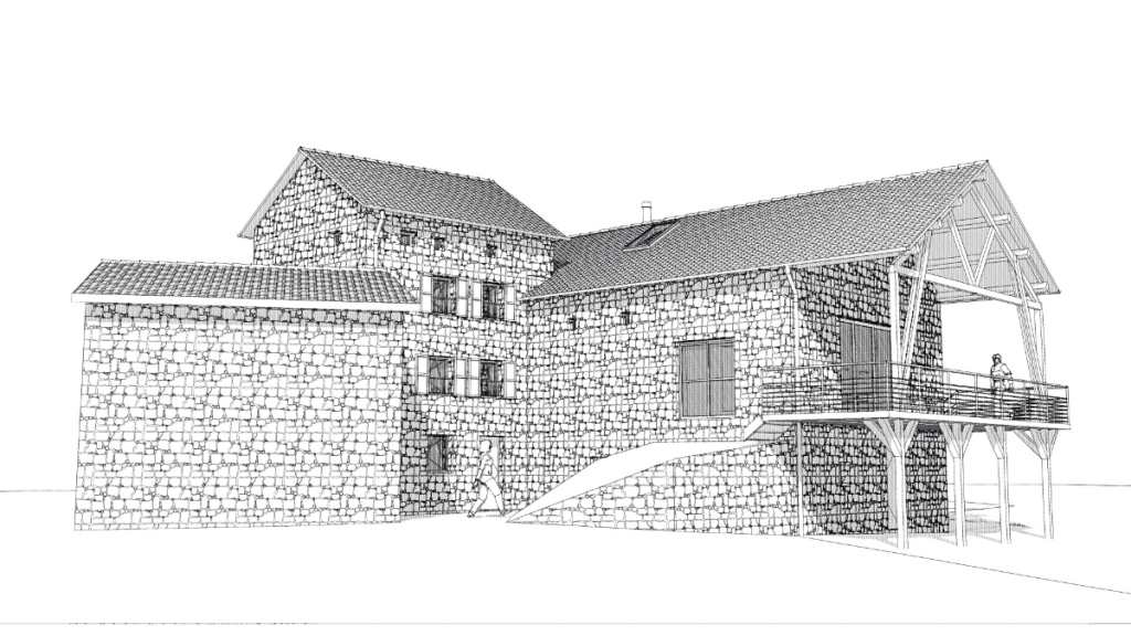 vue numérique générée par ARCHICAD