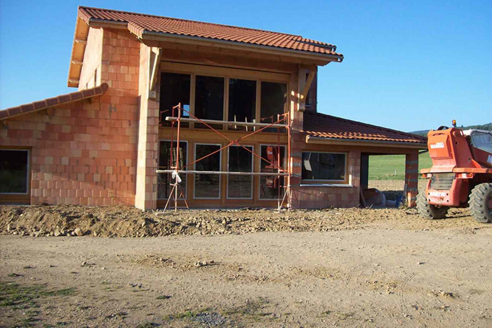 Maison en briques monomur à CHASSAGNES