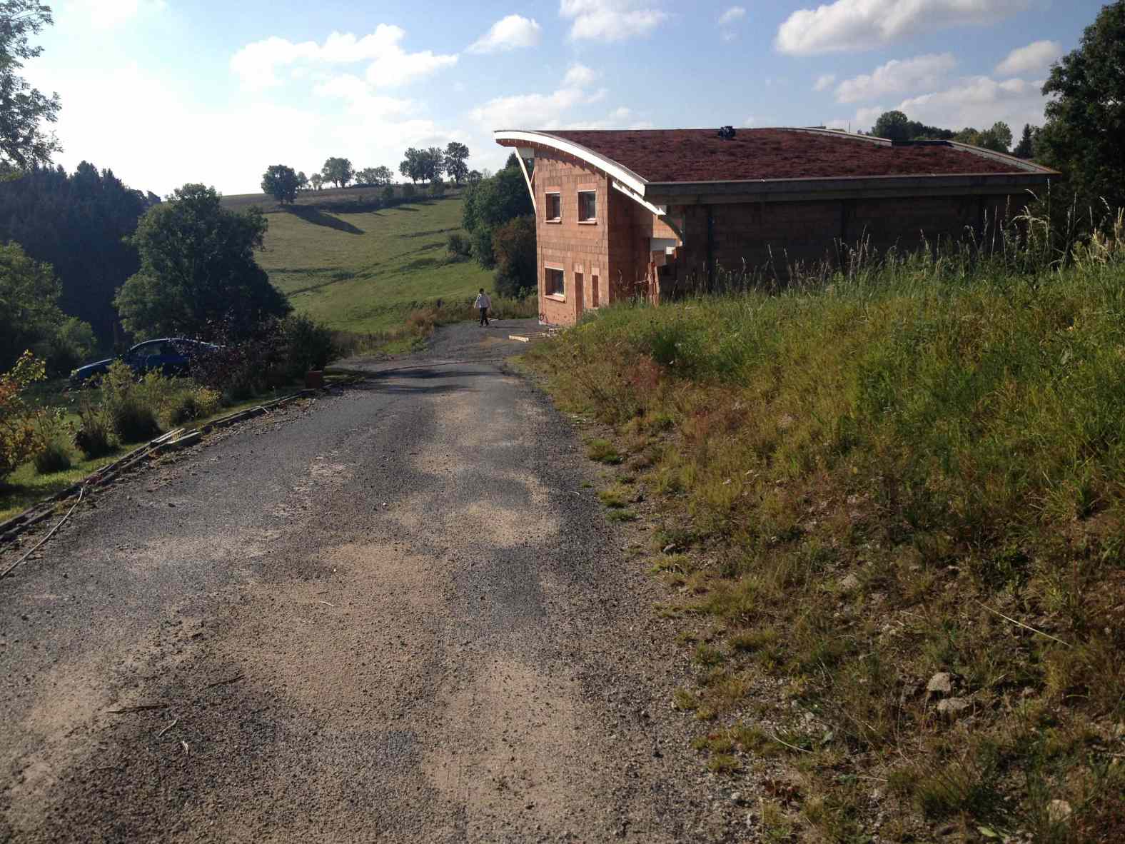 Maison en brique monomur à Allègre en Haute-Loire