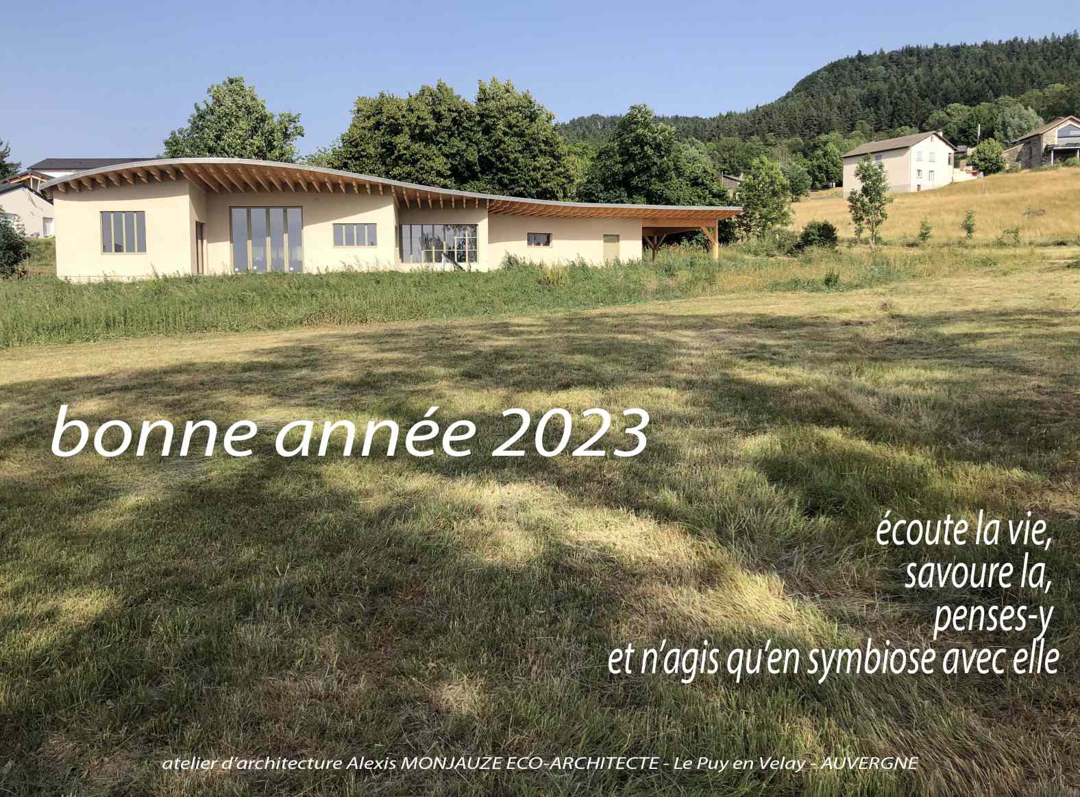 maison bioclimatique à Saint Pierre Eynac en Haute Loire