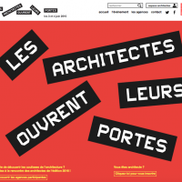 Affiche Journées Portes Ouvertes des Architectes 2016