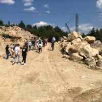 Visite de la carrière d'Arkose à Blavozy