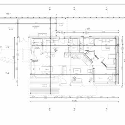 Maison en bois à Coubon