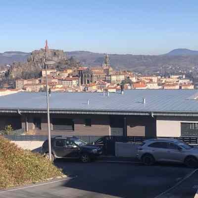 la vue sur le Puy en Velay